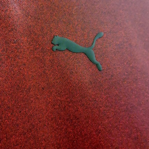 Puma Hoodie Sweatshirt Athleticwear Kids Fierce Red Heather - Picture 11 of 13